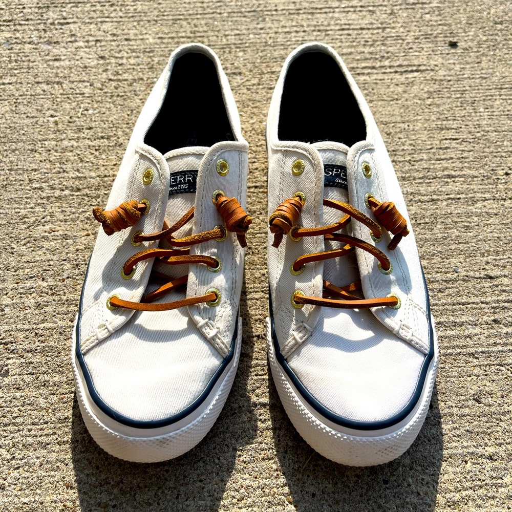 Beige SPERRY Slip On Sneakers